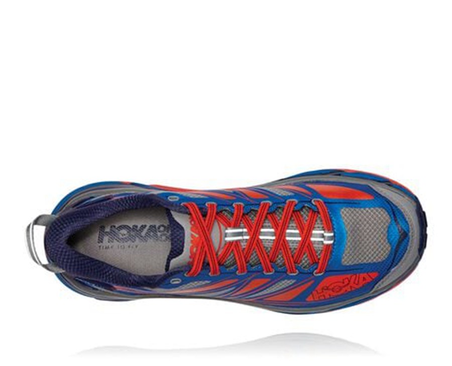 Hoka One One Spor Ayakkabı Erkek Mavi - Mafate Speed 2 - ON9683024